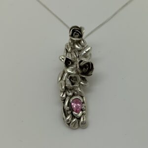 /pinkrosetotemnecklace/