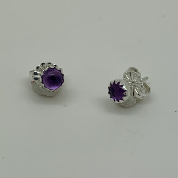 /4mmAmethystStudEarrings