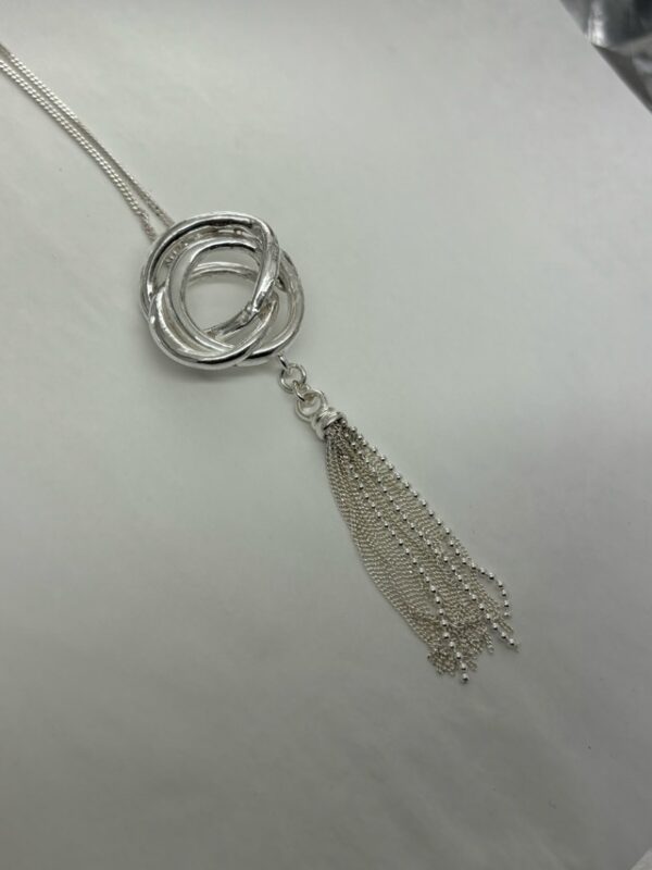 FineSilverCelticLoveKnotWithTassel/